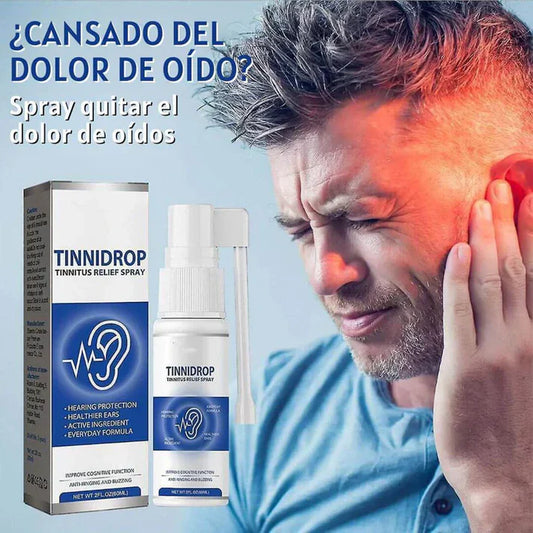 Tinnidrop™ Spray para Reducir el Zumbido y Aliviar Molestias del Oído